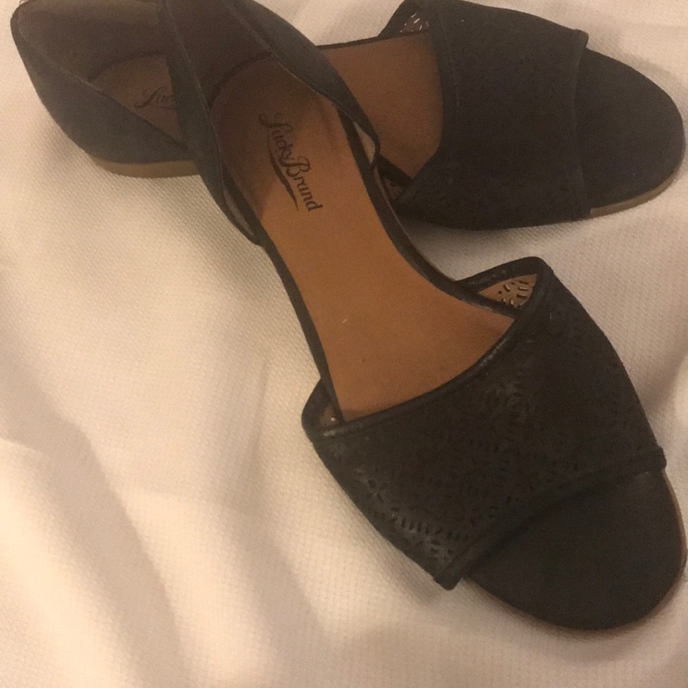 Lucky Brand black sandals